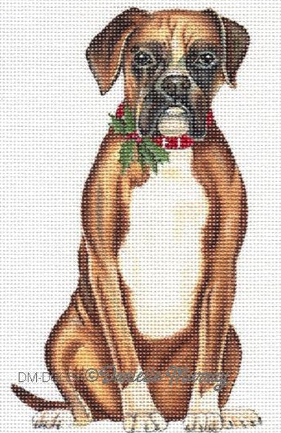 Holiday Boxer Ornament