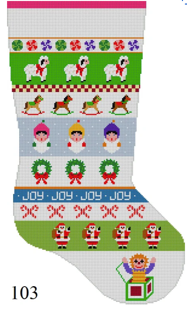 Christmas Carolers Stocking