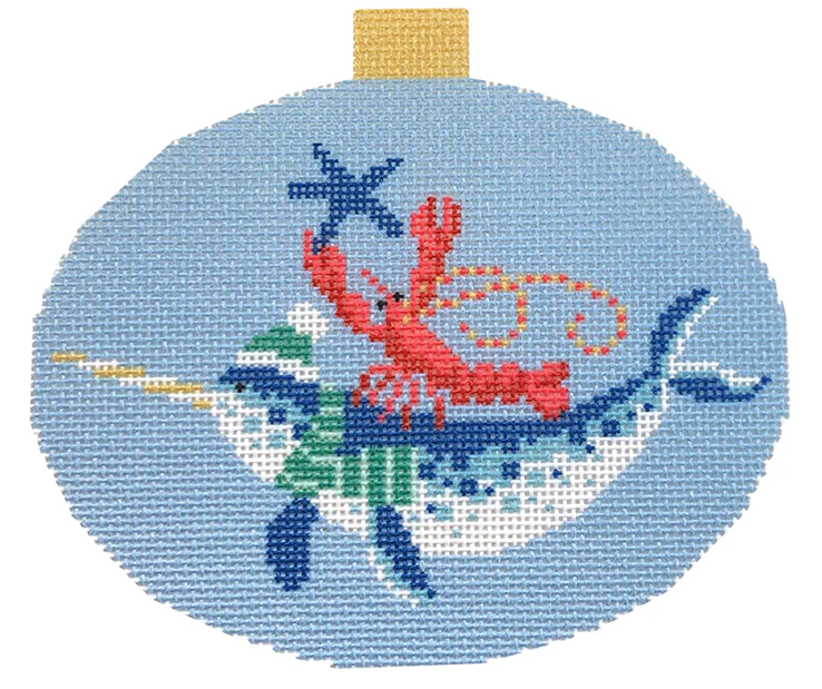 Festive Sea Friends-Narwhal & Lobster