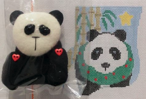 Panda Wreath with Panda