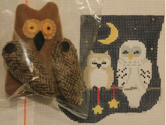 Starry Night Owls w/ Snowy Owl