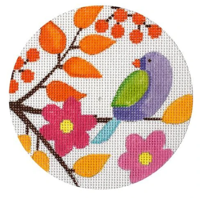 Birds & Blooms - Violet Bird