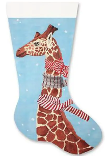 Giraffe w/ Scarves Stocking-TS