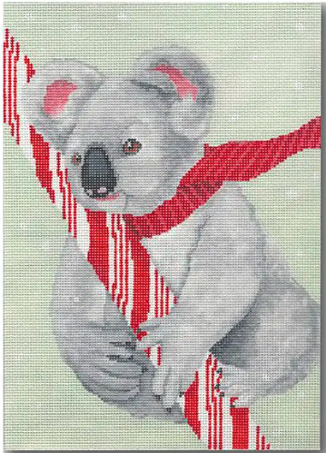 Koala w/Candy Cane Pillow