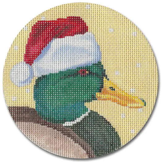 Mallard Duck w/ Santa Hat