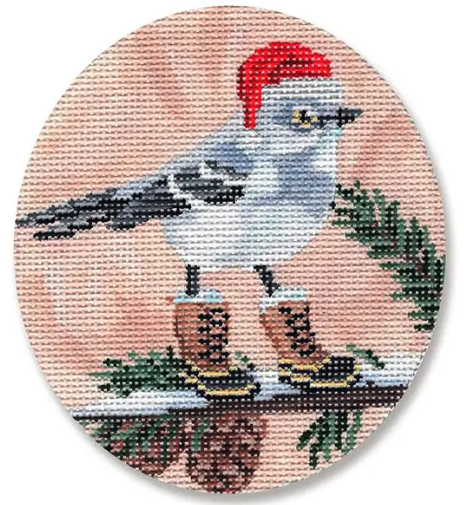 Mockingbird w/ Red Hat & Boots