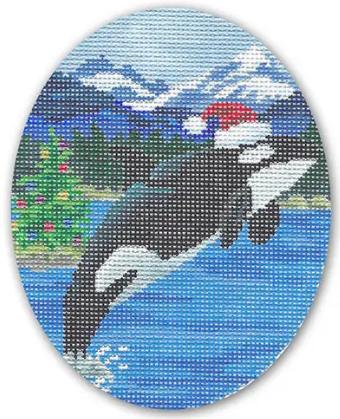 Orca w/Santa Hat