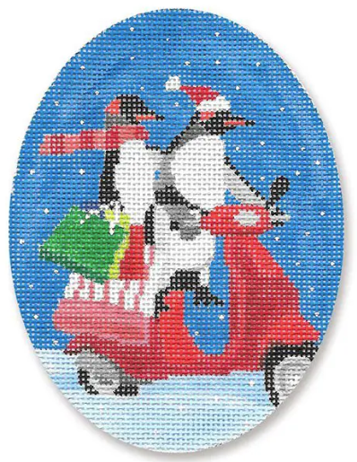 Penguins on Scooter