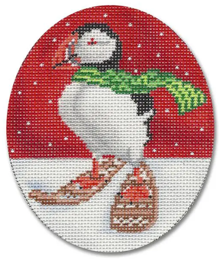 Puffin in Snowshoes