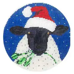 Sheep with Santa Hat