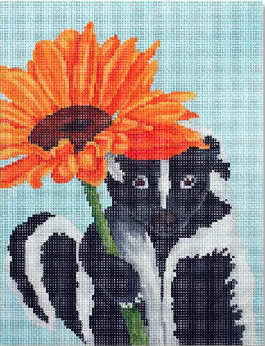 Skunk with Flower - TS