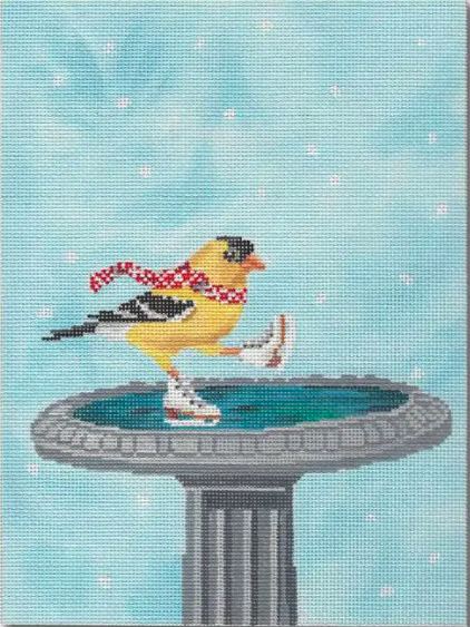 Yellow Bird Ice Skating