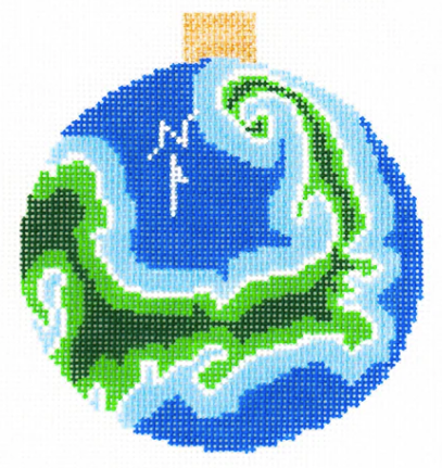 Cape Cod Map Ornament 4"