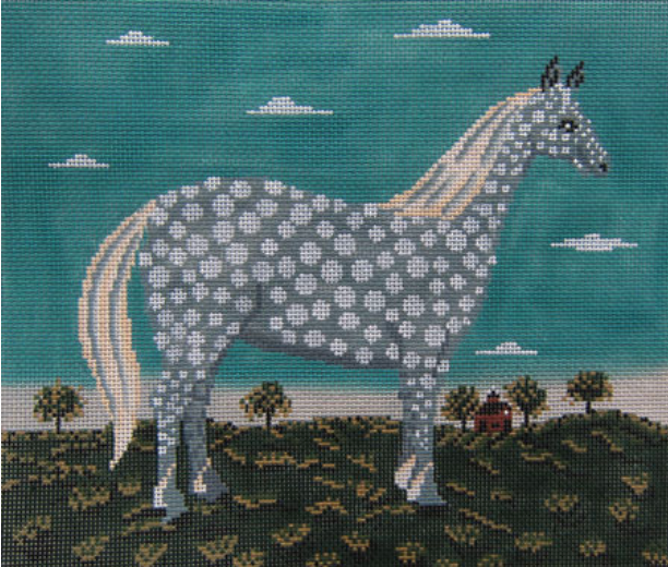 DAPPLED GREY HORSE