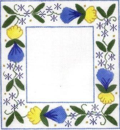 BLUE/YELLOW/WHITE FRAME