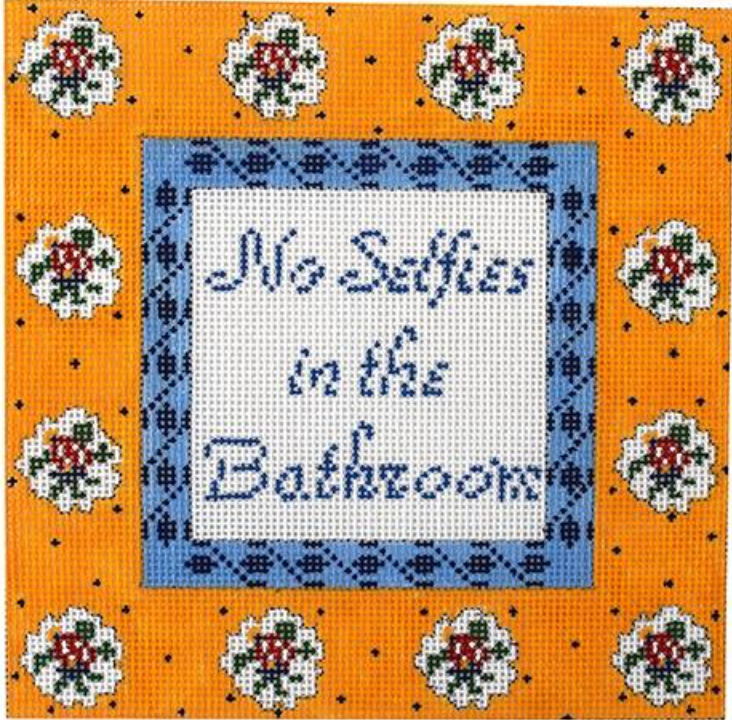 NO SELFIES IN THE BATHROOM