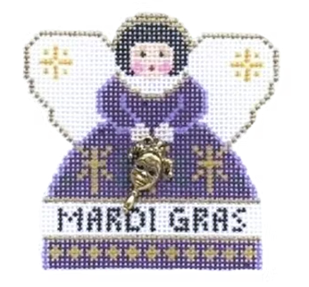 Mardi Gras Mini-Angel