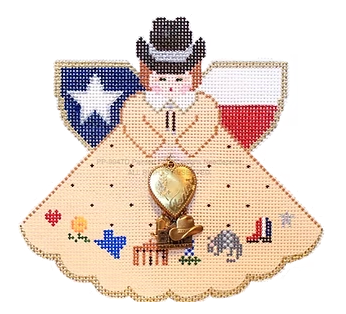 Symbols of Texas Angel w/Charms