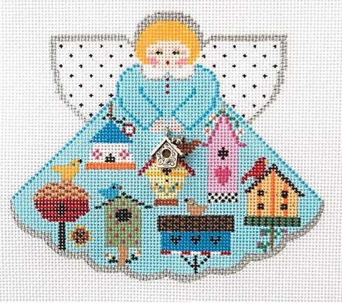 Bird House Angel w/Charms