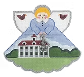 Amish Country Angel w/Charms