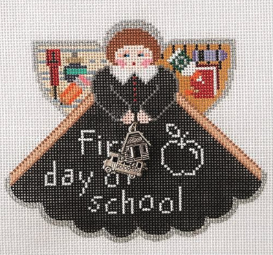 First Day of School Angel w/Charms