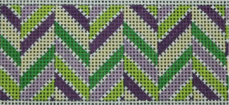 Chevron Purples, Greens, and Yellow Sunglass Strap