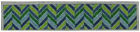 Key Fob - Chevron Multi Blues and Greens 18M