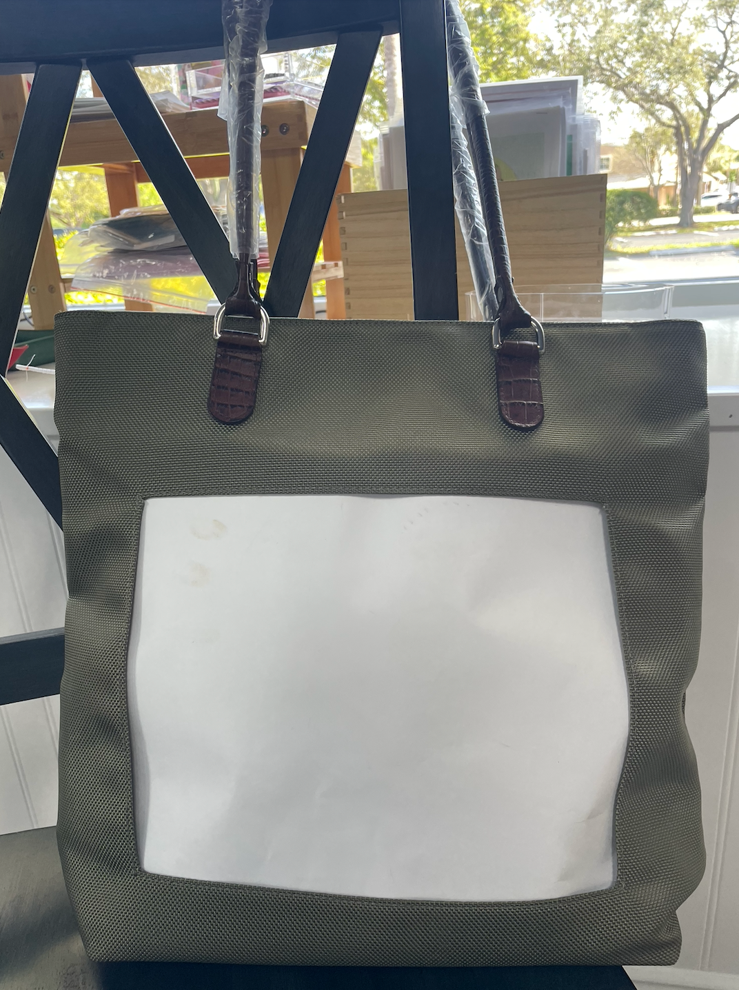 Nylon Tote Bag-Loden