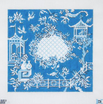 Chinoiserie Toile Blue