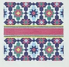 Portuguese Tiles 4" Square Summer