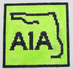 A1A Florida Neon Road Sign