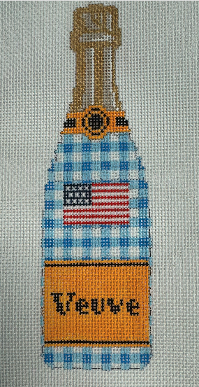 Veuve Bottle - American Flag C'ate La Vie