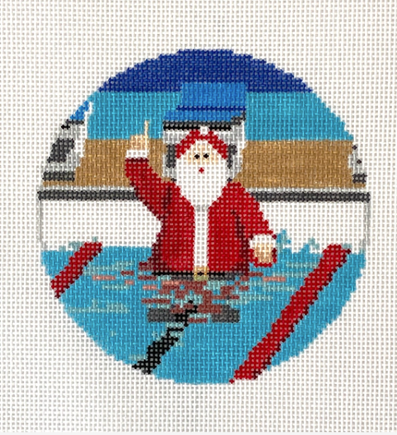 Sporty Santa - Swimming