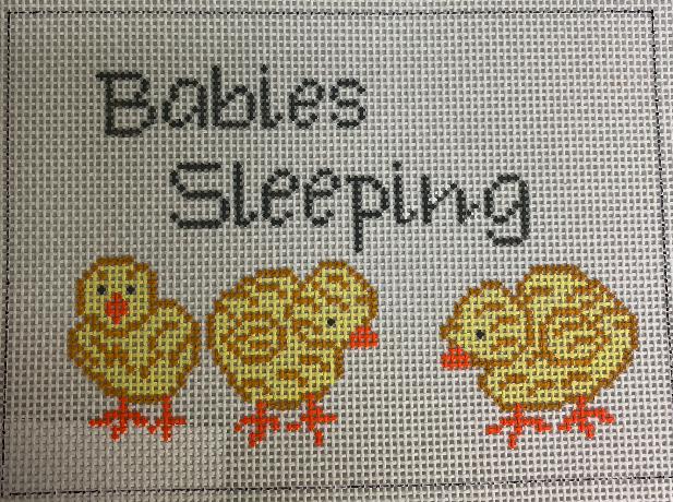 Baby Sleeping Sign - Baby Chicks