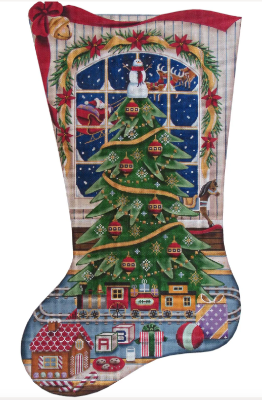 Christmas Magic Boy Stocking-1397b