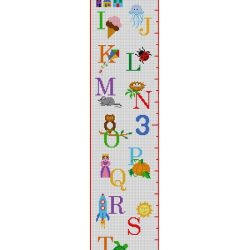 Growth Chart Alphabet Sampler 13M