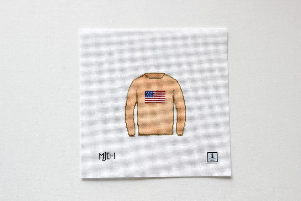 American Flag Sweater