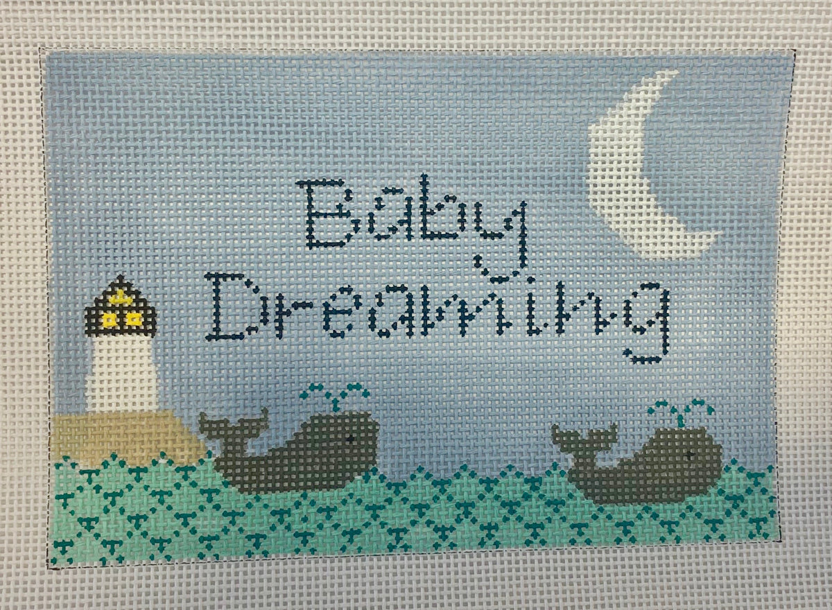 Baby Dreaming Lighthouse Whales