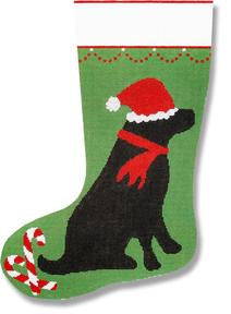 Black Lab Stocking