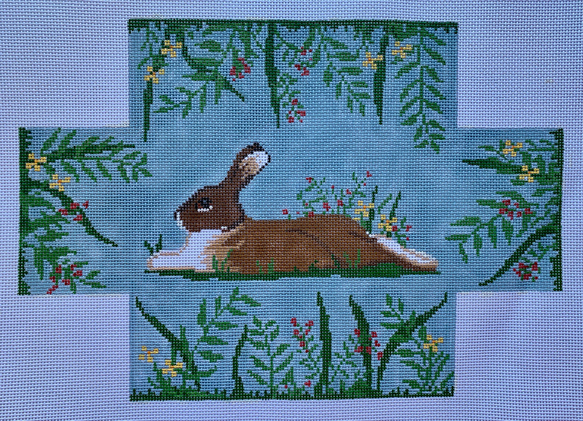 Rabbit In Flowers