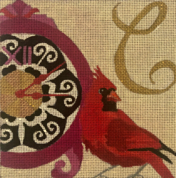 C Is For Cardinal & Clock