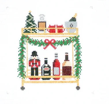 Christmas Bar Cart