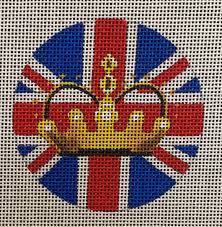 British Flag With Crown