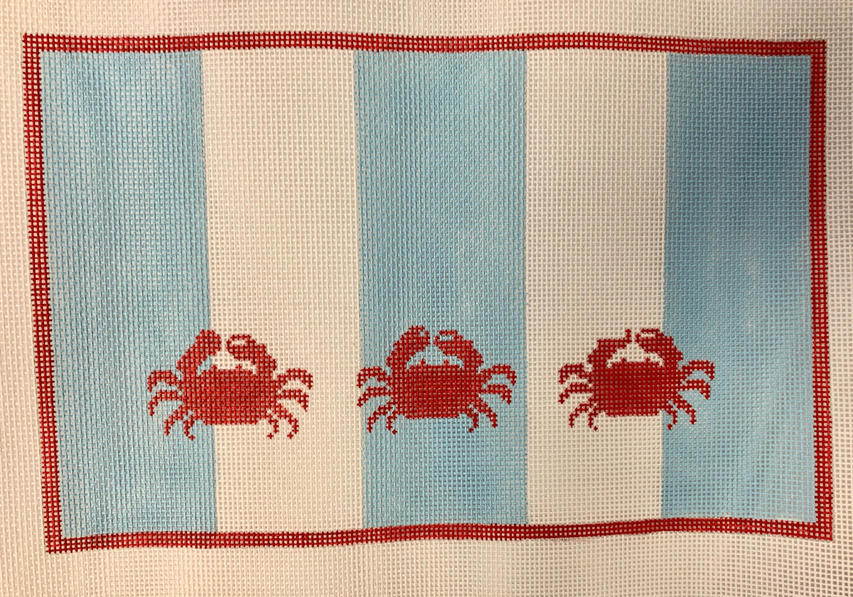 Crabs On Blue Stripe