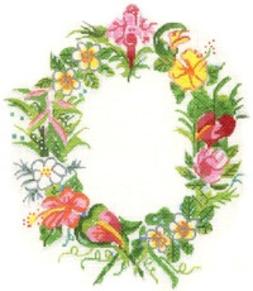 HAWAIIAN FLORAL FRAME