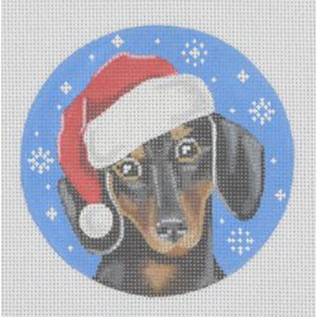 Dachshund Santa