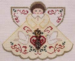 Christmas Love Doves Angel w/Charms