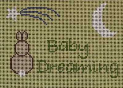 Baby Dreaming With  Bunny