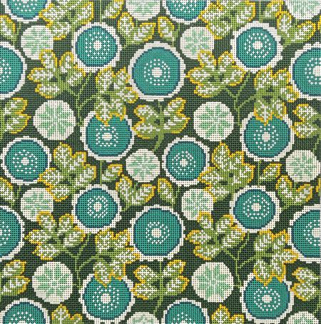 ARTISAN FLORAL-EMERALD