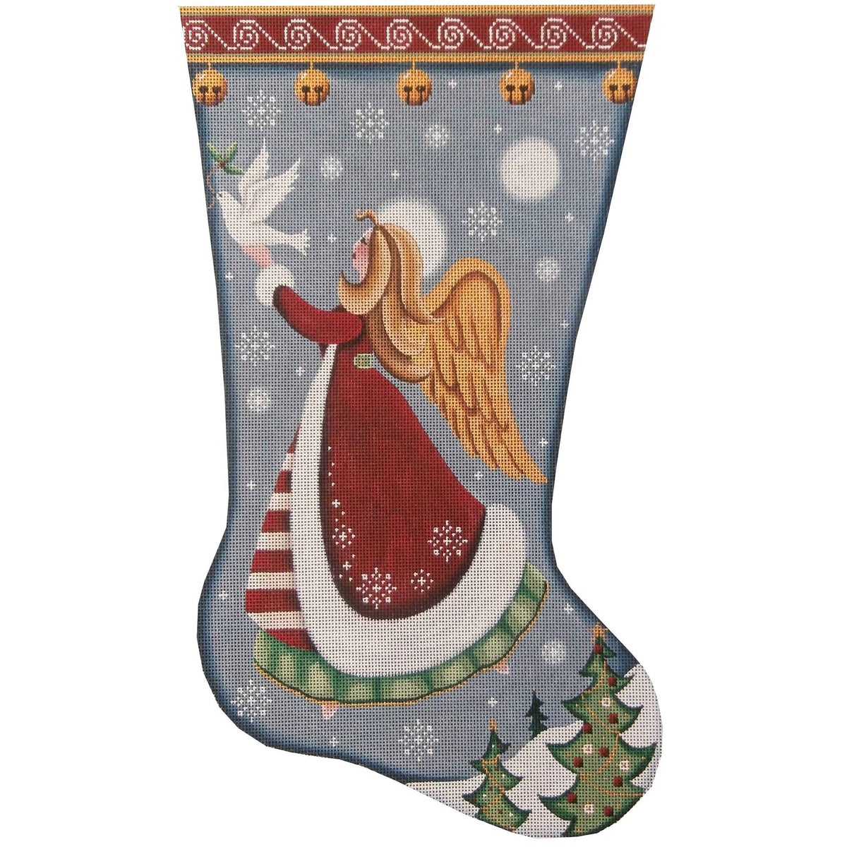 Folk Angel Of Peace Stocking